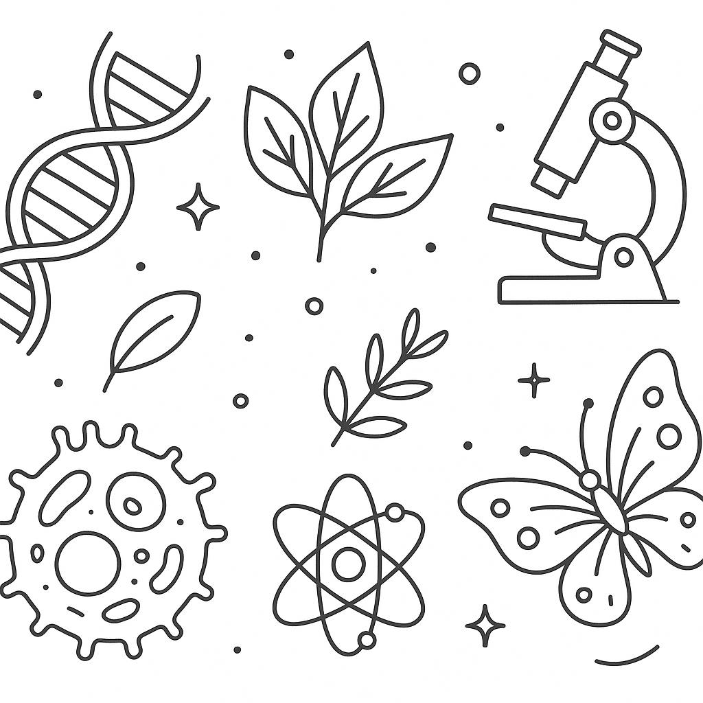 Water molecule sketch